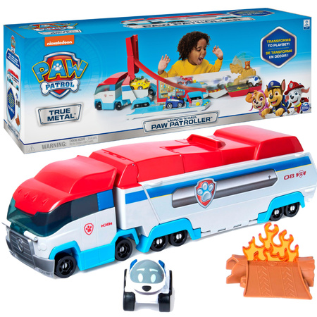 OUTLET Psi Patrol 2w1 Transporter Patrolowiec Ciężarówka + Robopies NIEKOMPLETNY
