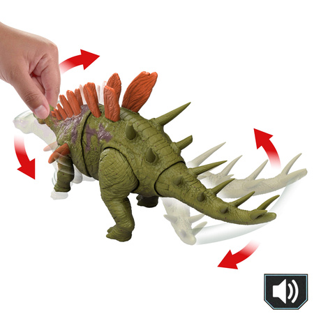 Figurka Interaktywna Dinozaur Jurassic World Chaos Theory Wild Roar Kentrosaurus 28 cm