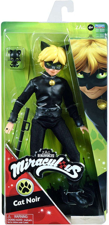 Miraculous lalka Czarny Kot Cat Noir + akcesoria