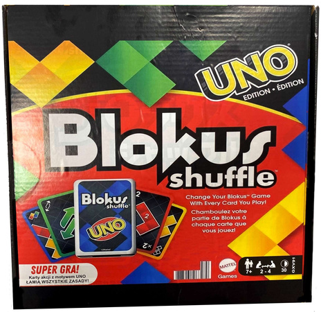 Strategiczna gra planszowa Blokus Shuffle edycja UNO