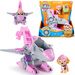 Psi Patrol Dino Rescue Skye figurka + pojazd odrzutowiec + dinozaur