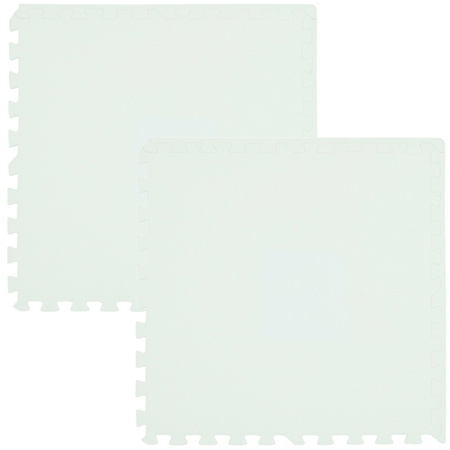 Mata piankowa podłogowa Humbi 120x180 Duże puzzle piankowe wodoodporne bezpieczne 6 szt. żółty, biały, szary