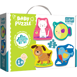 Trefl Baby Classic Grube Puzzle Zwierzątka 2+