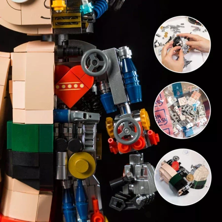 Klocki konstrukcyjne Pantasy Astro Boy figurka Mechaniczny Astro Boy 1257 elementów