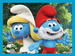 Trefl Puzzle 2w1 + memos Wesołe zabawy Smerfów The Smurfs dzień 3+