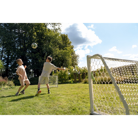 Bramka aluminiowa biała do gry w piłkę nożną Scala 120x80 cm
