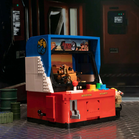 Klocki konstrukcyjne Pantasy Maszyna do gry arcade Metal Slug 3 Neogeo 1585 elementów