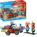 Playmobil Action Heroes Quad Straży Pożarnej w akcji 47 elementów