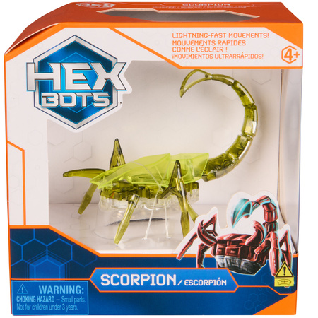 Hex Bots Ruchoma Figurka Scorpion Zielony Zabawka Sensoryczna Światło