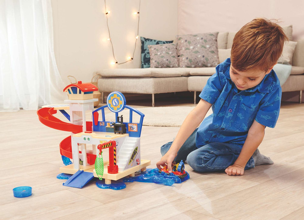 OUTLET Strażak Sam Stacja oceaniczna ratunkowa + figurka Jodie i ponton WYBRAKOWANY