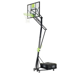 Kosz do gry Koszykówka Regulowany zestaw stojący przenośny na kółkach Galaxy 116x77 cm