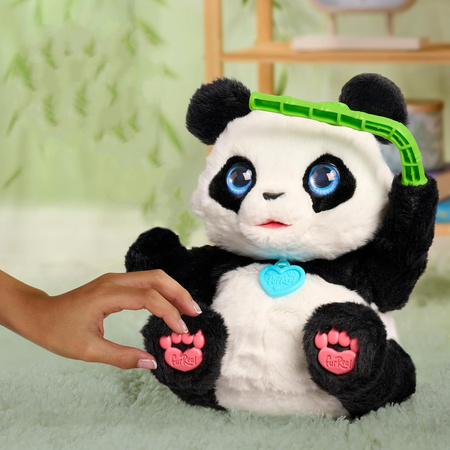 FurReal Interaktywna zabawka Panda Coco akrobatyczny towarzysz do zabawy 27 cm
