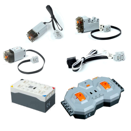 Klocki CaDA Zestaw Power System Pro Napęd do zdalnego sterowania pojazdów Światło LED C61016W