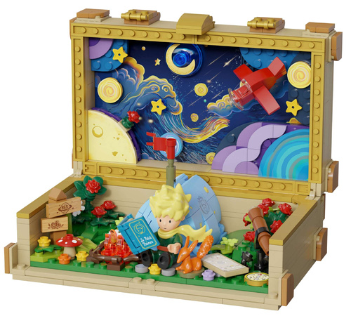 Klocki konstrukcyjne Pantasy Mały Książę Podróżna Walizka Małego Księcia 519 elementów