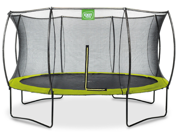 Trampolina ogrodowa z siatką zabezpieczającą Silhouette 366 cm zielona