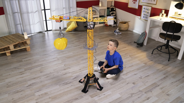 Mega Crane Dźwig Żuraw z dźwiękiem zdalnie sterowany 120 cm + pilot