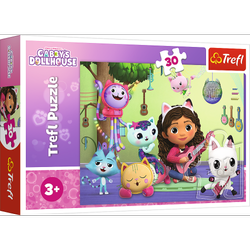 Koci Domek Gabi i jej uroczy domek Puzzle 27 x 20 cm 30 elementów 3+ Trefl
