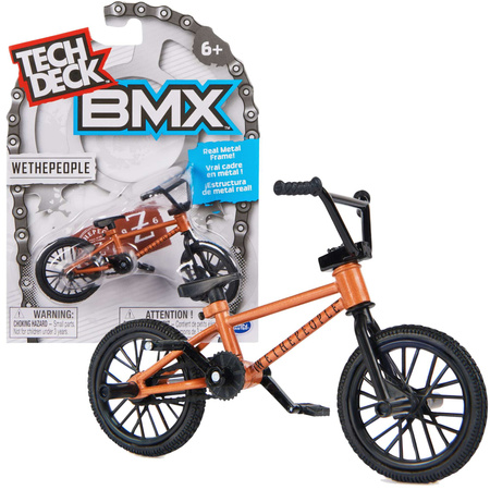 Fingerbike Rower BMX Wethepeople mini brązowy + naklejki Tech Deck Spin Master