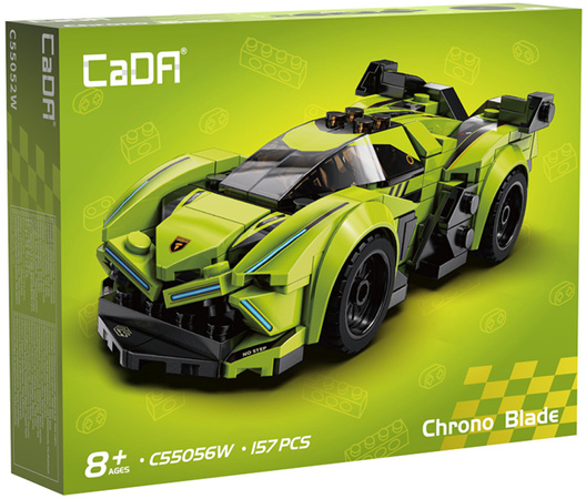 Klocki konstrukcyjne CaDA wyścigówka Samochód wyścigowy Chrono Blade Auto sportowe 157 elementów