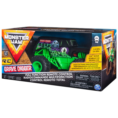 Monster Jam Pojazd Grave Digger Zdalnie sterowany 1:24