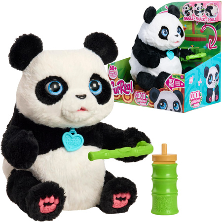 FurReal Interaktywna zabawka Panda Coco akrobatyczny towarzysz do zabawy 27 cm
