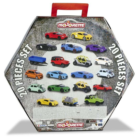 Duży Zestaw prezentowy 20 modeli samochodów