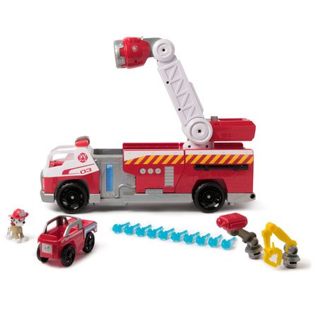 Psi Patrol Fire Rescue Wóz Strażacki 50 Cm efekty świetlne i dźwiękowe + figurka Marshall