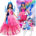 Barbie lalka Sapphire i skrzydlaty jednorożec + akcesoria Szczypta magii