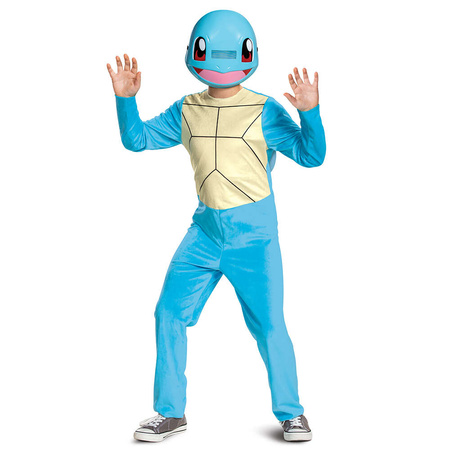 OUTLET Strój karnawałowy Pokemon Squirtle kostium błękitne przebranie Kigurumi 137-149 cm (10-12 lat) POWYSTAWOWY