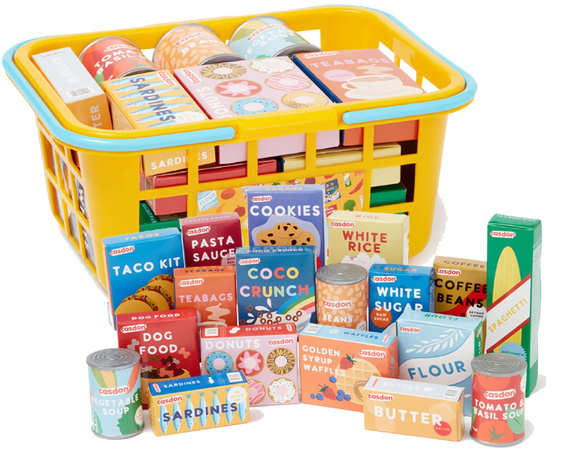 Koszyk sklepowy na zakupy z akcesoriami dla dzieci Casdon