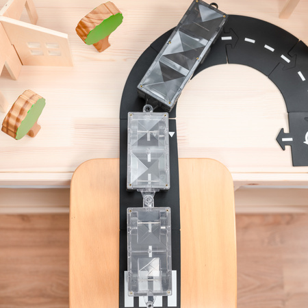 CONNETIX Rainbow Transport Pack Kreatywne klocki magnetyczne 50 elementów