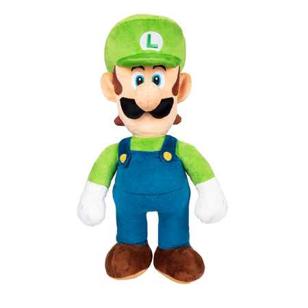 Super Mario Duża Maskotka Luigi Pluszak Jumbo Plush 49 cm