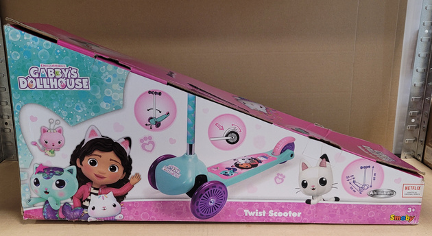 OUTLET Koci Domek Gabi Hulajnoga trójkołowa balansowa hamulec nożny USZKODZONE OPAKOWANIE