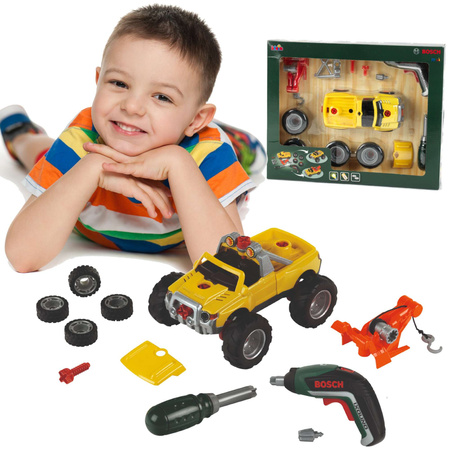 Samochód do skręcania 3w1 z wkrętarką Ixolino II Klein 8689