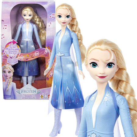 Śpiewająca lalka Elsa Disney Kraina Lodu Frozen 30 cm