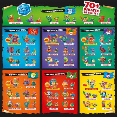 Piratix saszetka Shark Treasure seria 2 zestaw niespodzianka figurka + akcesorium