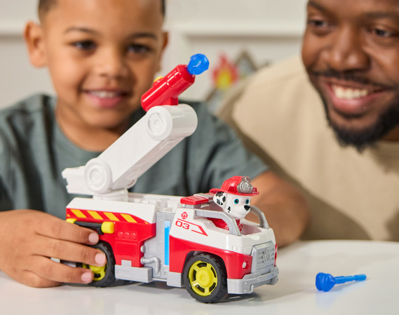 Psi Patrol Fire Rescue Pojazd z figurką Wóz Strażacki Marshalla z pociskami wodnymi