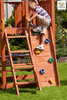 Plac zabaw drewniany ogrodowy My Side Step On domek, zjeżdżalnia, ścianka wspinaczkowa, drabinka, luneta, kierownica