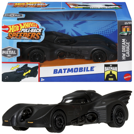 Hot Wheels Pull-Back Speeders auto Batmobile