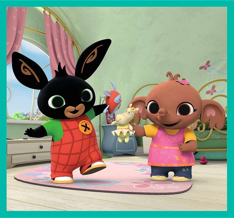 Puzzle 10w1 Co robi Króliczek Bing? 329 elementów Trefl