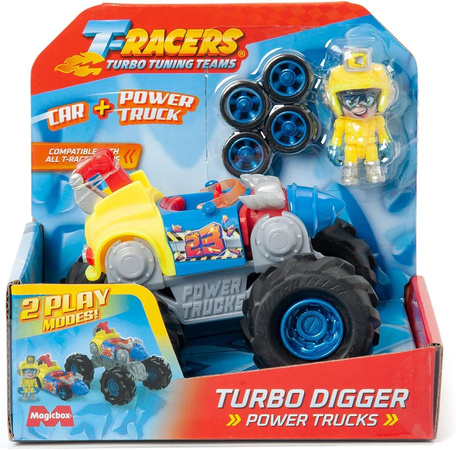 Zestaw T-Racers Power Trucks Mega Striker oraz Turbo Digger Pojazdy 2w1