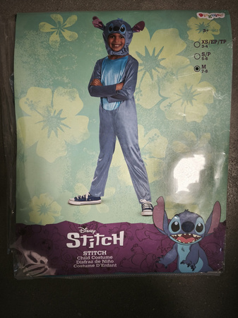 OUTLET Disney Lilo&Stitch strój karnawałowy Stitch kostium przebranie 127-136 cm (7-8 lat) Kigurumi WADDLIWY