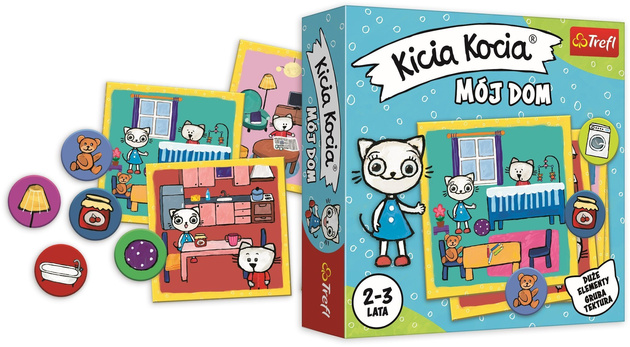 Gra Kicia Kocia Mój Dom Edukacyjna Trefl 2+