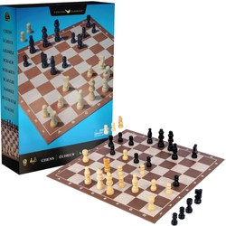 Szachy drewniane Gra strategiczna logiczna planszowa klasyczna Cardinal Classics
