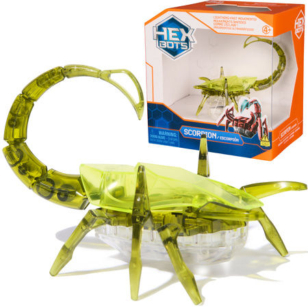 Hex Bots Ruchoma Figurka Scorpion Zielony Zabawka Sensoryczna Światło