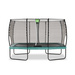 Trampolina ogrodowa z siatką zabezpieczającą na nóżkach Allure Classic 214x366 cm zielona