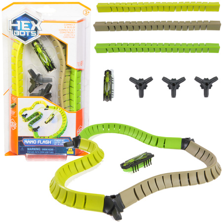 Hexbots Hexbug Nano Flash Karaluch Robot Zielony Robak+ Tor Zestaw Startowy