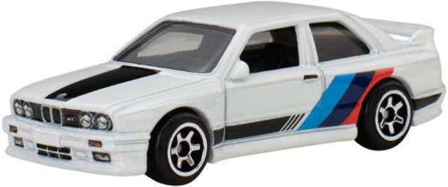 Hot Wheels Silver auto BMW M3 1992 Pojazd Osobowy Biały Samochód