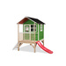 Drewniany domek ogrodowy dla dzieci Loft 300 - zielony