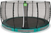 Trampolina ogrodowa z siatką zabezpieczającą do gruntu Allure Classic 427 cm zielona